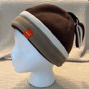 Mental Unisex Polartec Brown Beanie 90s